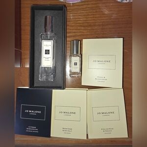 Jo Malone London 1oz WHITE JASMINE & MINT, MINI PEONY BLUSH SUEDE SPRAY, SAMPLES